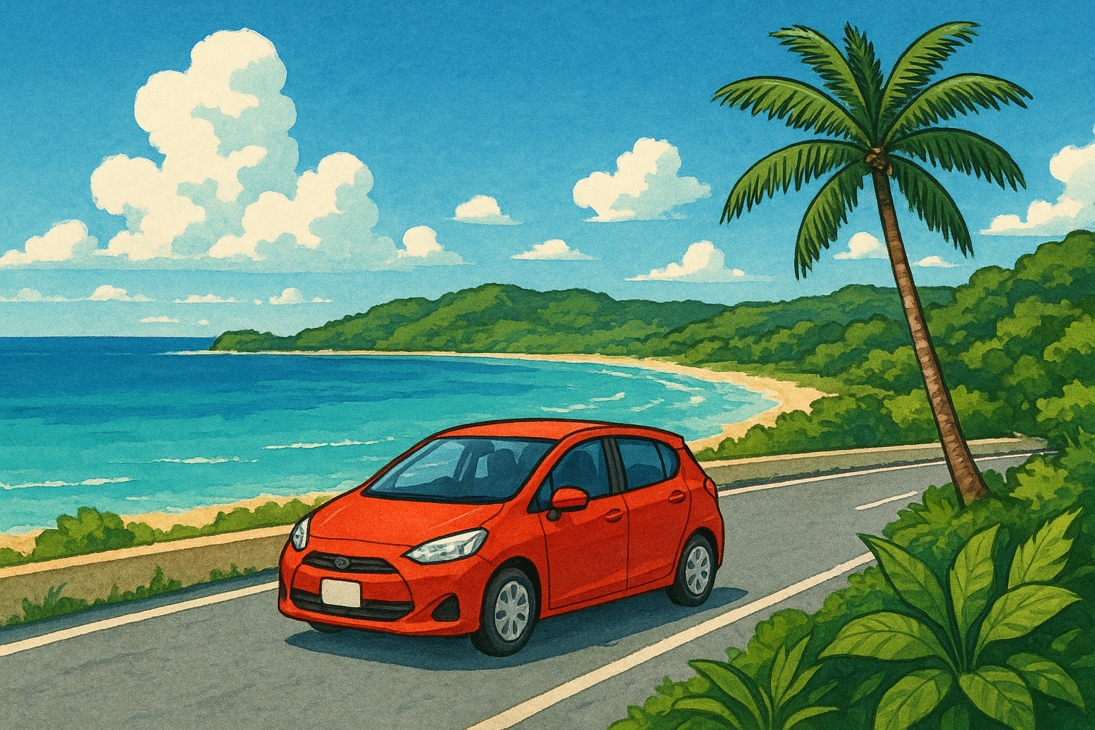 3泊4日で沖縄本島を回るならレンタカー付きが最適解と言えます