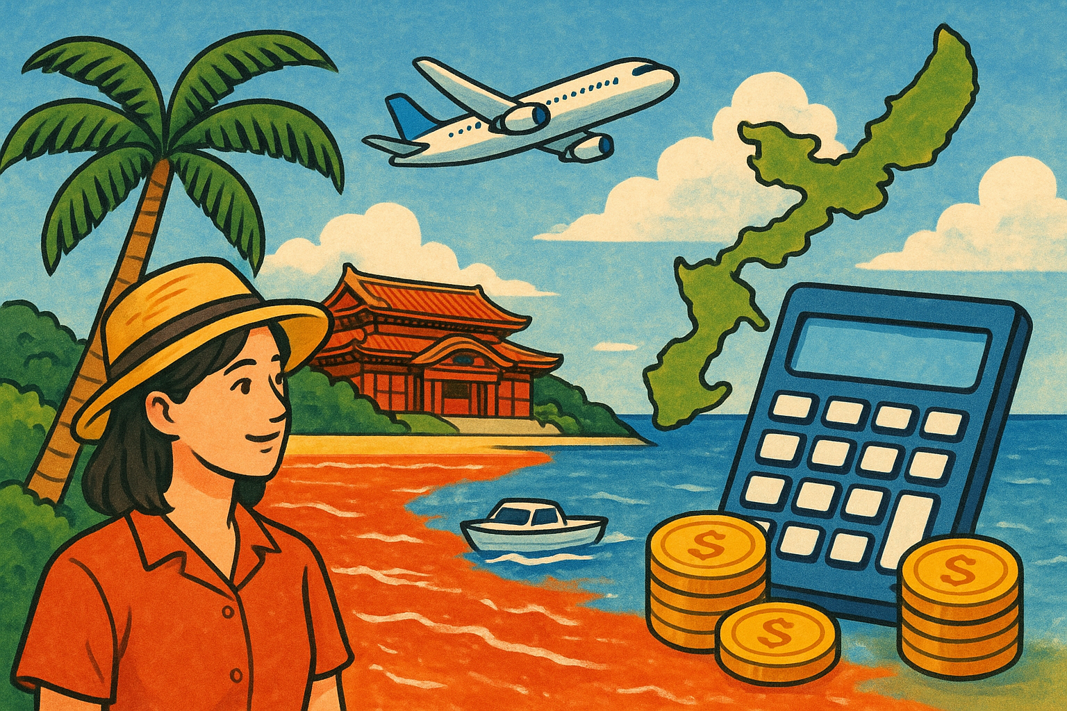 沖縄旅行の費用平均は2泊3日で約8万～29万円が目安です