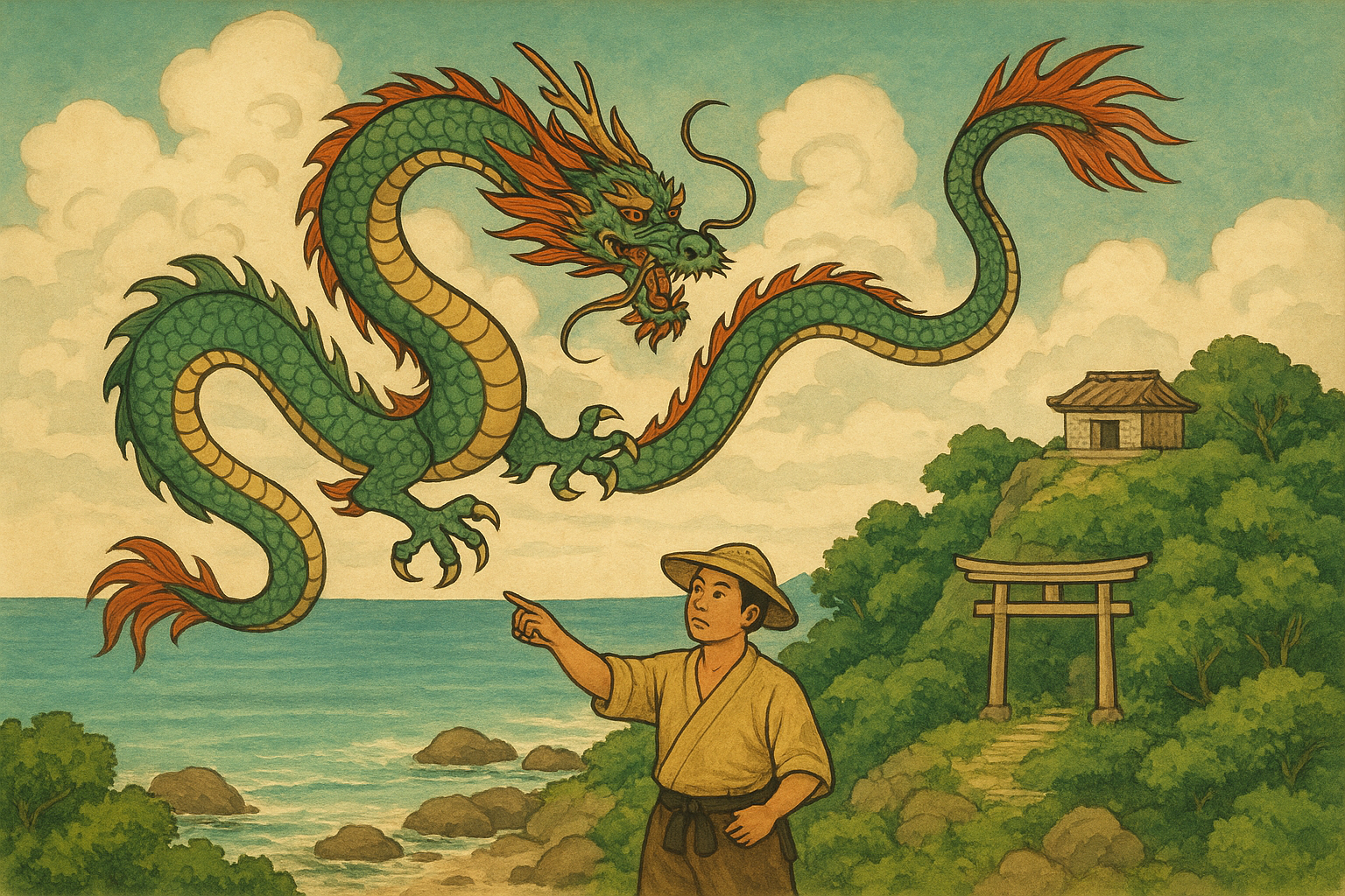 結論：沖縄の「龍がいる」は、海と御嶽に根づく龍神信仰を指すと言えます